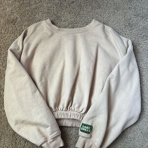 Daily Drills cream sweatshirt